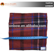 Trending tartan plaid 80% wool 20% nylon fabric for garment